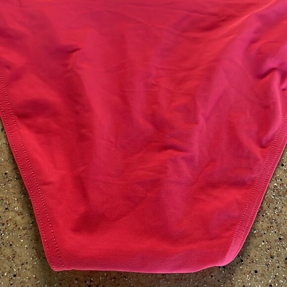 GAP Body pink and tan striped bikini with floral accents - Picture 9 of 12